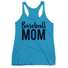Baseball Mom Racerback Tank Top.
