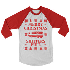 Merry Christmas Shter's Full Baseball Shirt
