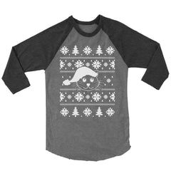 Christmas Cat Baseball Shirt