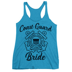 Coast Guard Bride Racerback Tank Top.