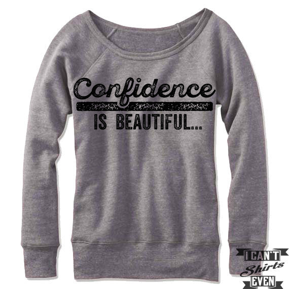 Confidence is Beautiful Off Shoulder Sweater