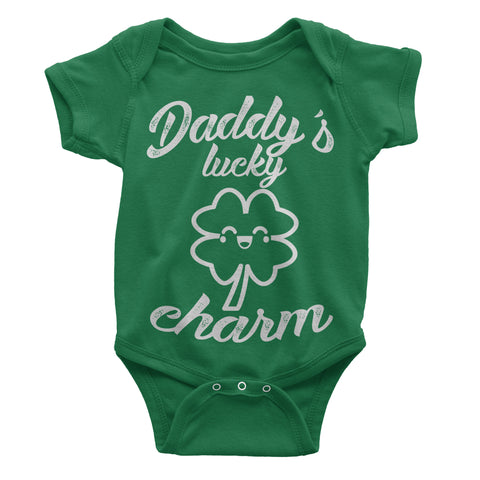 Daddy's Lucky Charm Baby Bodysuit.