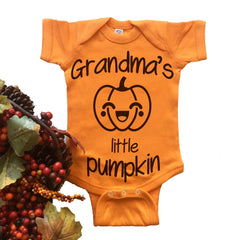 Grandma's Little Pumpkin Baby Bodysuit