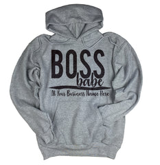 Custom Boss Babe T-shirt Sweatshirt Hoodie