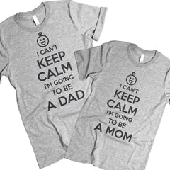I Can't Keep Calm Mom Dad T Shirts.