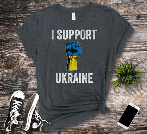 I Support Ukraine Shirt. No War T-shirt.