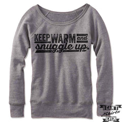 Keep Warm And Snuggle Up Off Shoulder Sweater