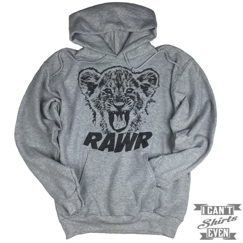 Lion Cub Rawr Hoodie. Hooded Sweater.