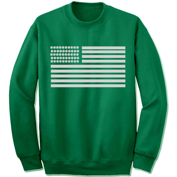 Lucky Clover USA Flag Sweatshirt