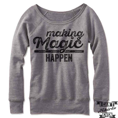 Making Magic Happen Off Shoulder Sweater.