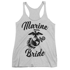 Marine Bride Racerback Tank Top.