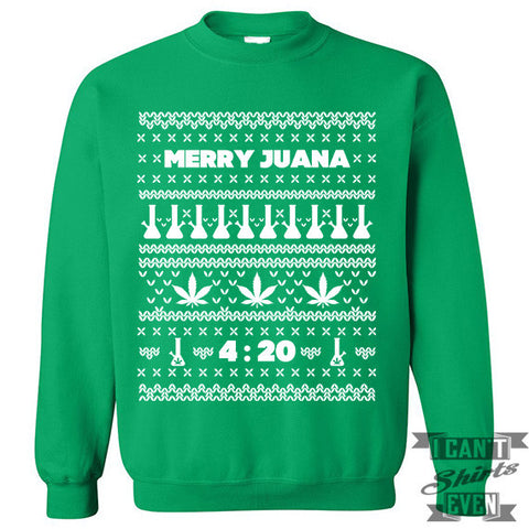 Merry Juana Ugly Christmas Sweater
