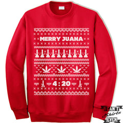 Merry Juana Ugly Christmas Sweater