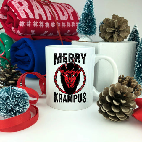 Merry Krampus Christmas Mug.