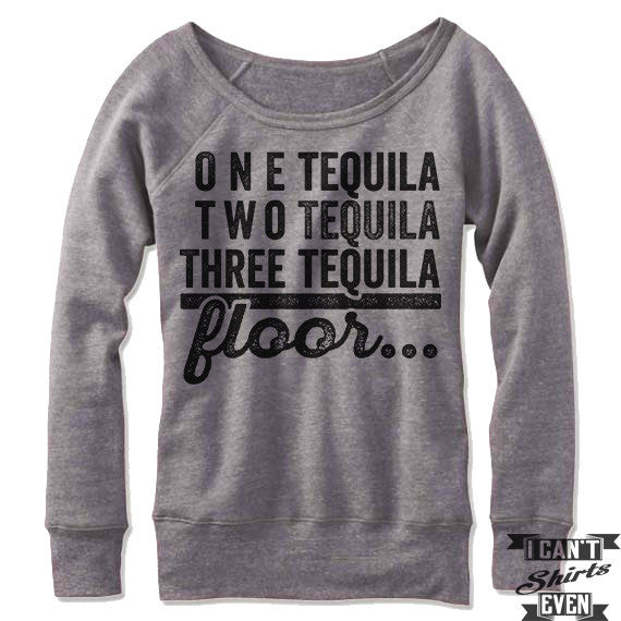 One Tequila Two Tequila Off-The-Shoulder Sweater