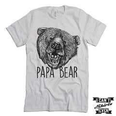 Papa Bear T-Shirt. Funny Shirt For Dad. Birthday. Dad To Be Gift. Bear Shirt.