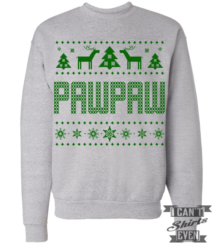 PawPaw Ugly Christmas Sweatshirt