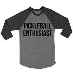 Pickleball Enthusiast Baseball Shirt