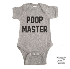 Poop Master Baby Bodysuit