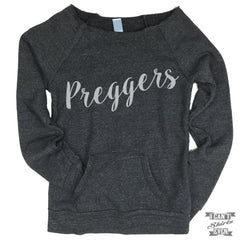 Preggers Off-The-Shoulder Sweater.