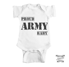 Proud Army Baby Baby Bodysuit