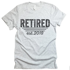 Retired Est. 2018 T-shirt