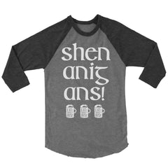 Shenanigans Baseball Shirt.