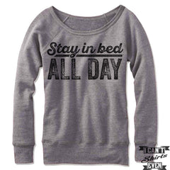 Stay In Bed All Day Off Shoulder Sweater