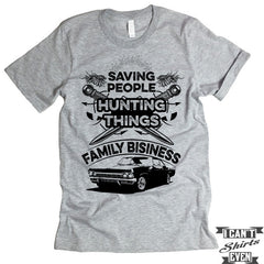 Saving People Hunting Things T shirt.