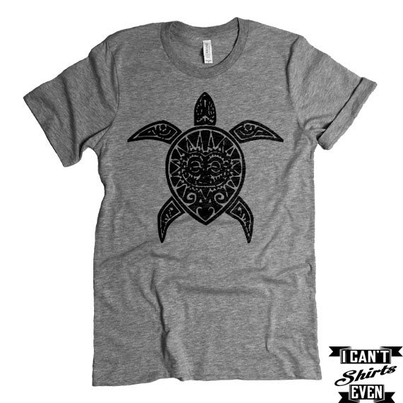 Turtle T-shirt. Tortoise Tattoo Shirt. Turtle Tee. Gift for Her. Gift for Him.