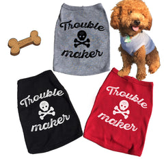 Trouble Maker Dog Tank. Tee. T-shirt.
