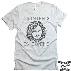 Winter Is Coming T shirt. Game Of Thrones Shirt. Unisex T-Shirt.