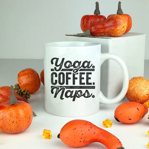 Yoga Coffee Naps Mug.